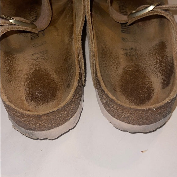 Birkenstock Gizeh Washed Metallic Pink Sandal Size 41 - Picture 5 of 6